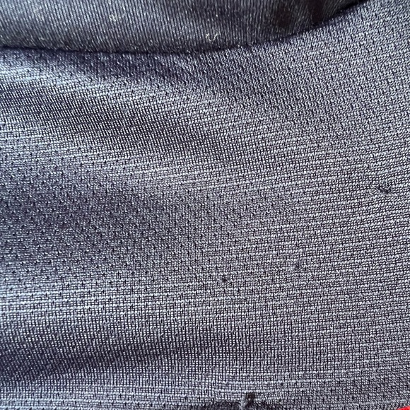 ADIDAS / EDMONTON OILERS / NHL NAVY BLUE QUARTER ZIP PULLOVER SIZE SMALL - Picture 12 of 12